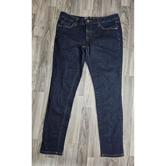 (3/$35) Mossimo Size 8 Pockets Ankle Skinny Fit 3 Premium Denim Blue Jeans - Picture 1 of 12
